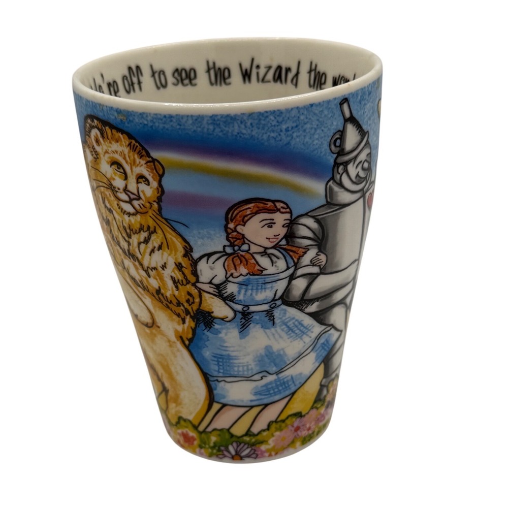 Paul Cardew Wizard of Oz Bone China Mug Rainbow Handle Dorothy 2013 Movie Logo